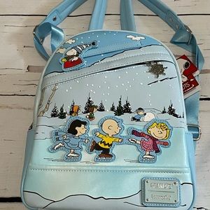 Peanuts Loungefly Ice Skating Backpack